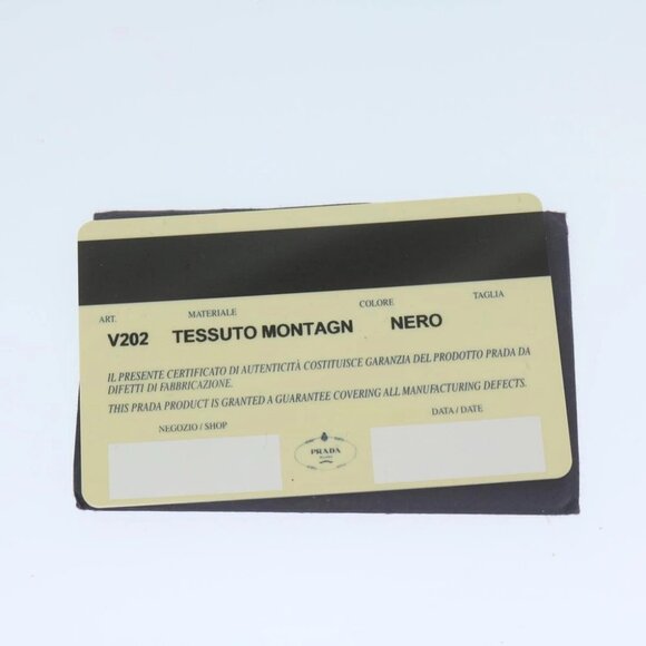 PRADA Hand Bag Nylon Black Auth 64366 - Picture 10 of 16